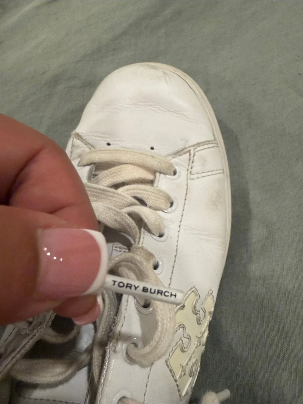 Tory Burch White Leather Women’s Sneakers